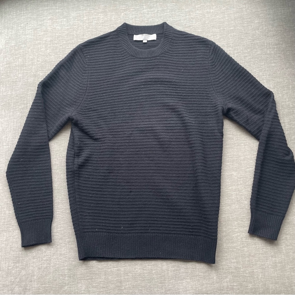 Neiman Marcus Men's Cashmere Ribbed Crewneck Sweater